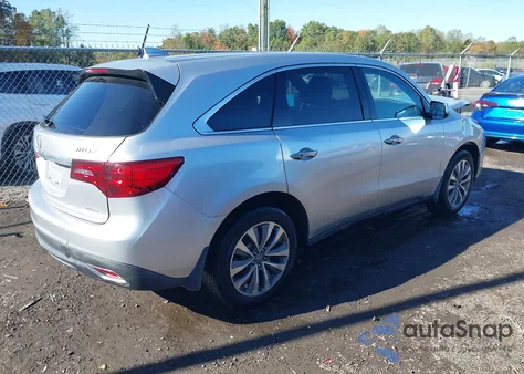 2014 Acura Mdx Technology Pkg W/Entertainment Pkg из США, поврежденный, VIN 5FRYD4H64EB036112